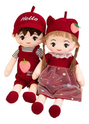 2 Uds Juguetes De Peluche Pareja Muñeca 60 Centímetros