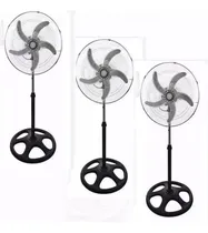 Comprar 3 Ventiladores 3 En 1 Pie Pared Piso Super Potente 90w Turbo