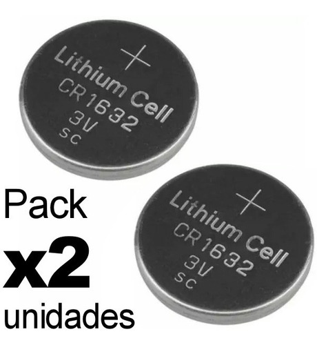 Pila Bateria Cr1632 1632 3v Lithium Control Remoto Pack X2 ®
