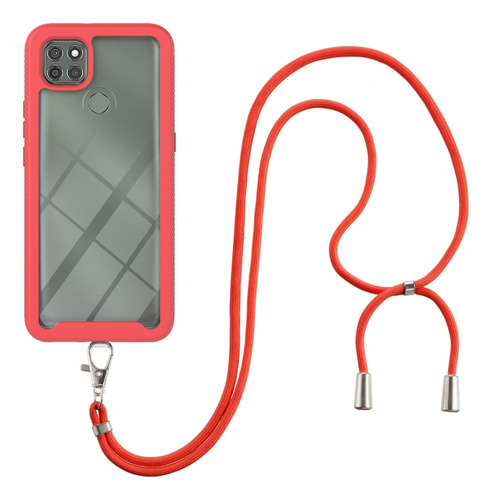 Funda De Tpu Para Motorola Moto G9 Power Pc +, Color Rojo