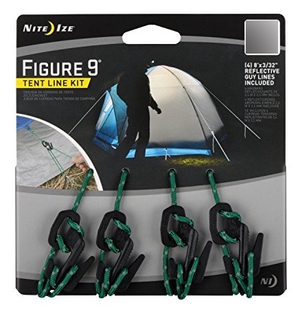 Nite Ize F9t4-03-01 Figure 9 Tent Line Kit, Mclsj