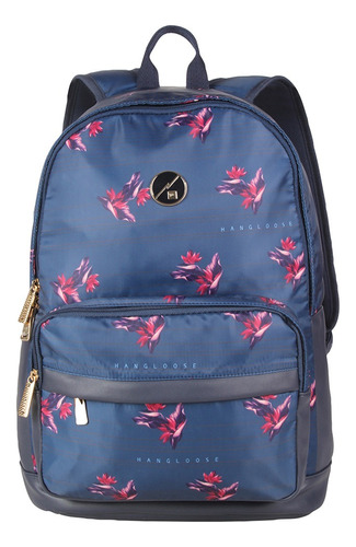 Mochila Bolsa Hang Loose Feminina Estampada P/ Notebook, Hang Loose