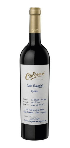 Vino Colomé Lote Especial La Brava Malbec 750 Ml