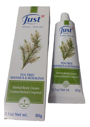 Just Crema Tea Tree 60g Árbol De Té