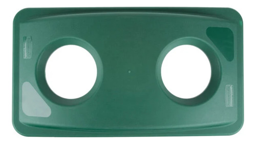 Tapa Rubbermaid Ranura Para Botellas, Slim Jim, Verde
