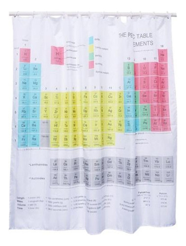Tabla Periódica De Elementos Imprime Partition Curtain Di