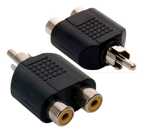 Adaptador Divisor Un Rca Macho A Dos Rca Hembra