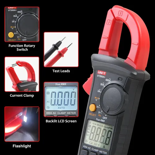 Pinza Voltiamperimétrica Uni-t Ut200a+