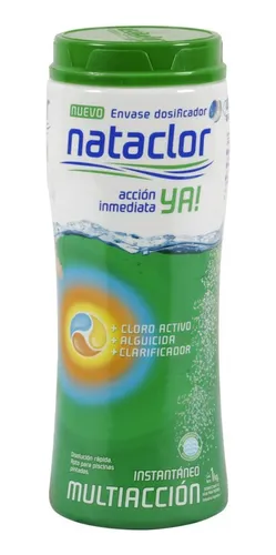 Cloro Instantáneo Multiacción Dicloro Ya De 1 Kilo Nataclor