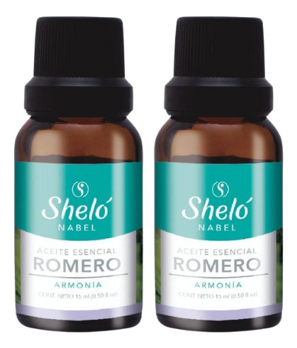2 Pack Aceite Esencial Romero Shelo
