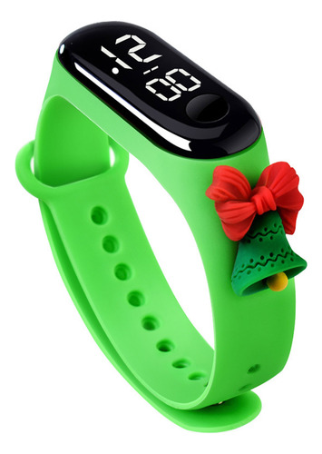 Reloj De Pulsera Digital Led Christmas Doll Para Niños