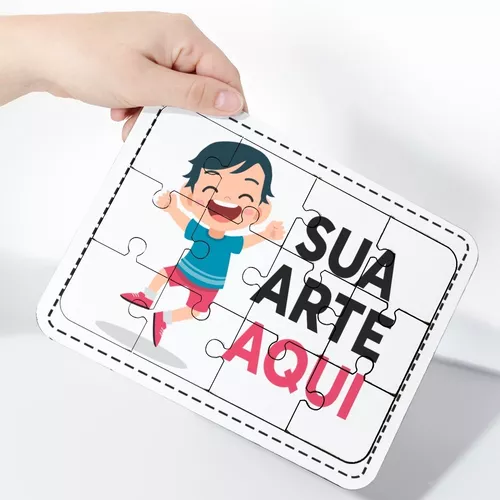 Quebra cabeça personalizado 16 peças