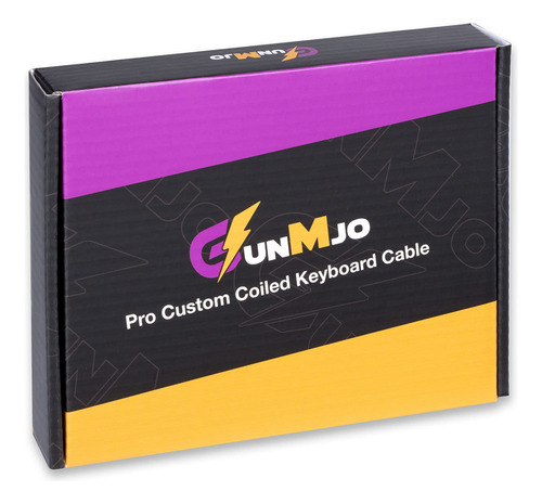 Cabo Usb-c Para Usb-a Em Espiral Personalizado Para Teclado