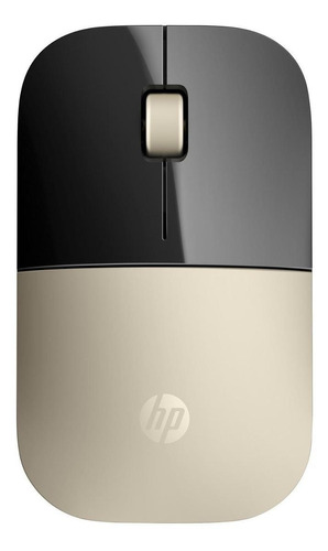 Mouse inalámbrico HP  MOUSE Z3700 dorado