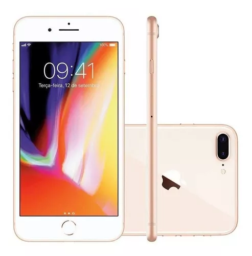 Imagem 6 de 6 de  iPhone 8 Plus 64 GB dourado