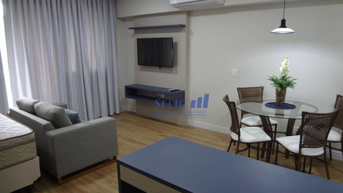 Imagem 6 de 30 de Línea - Flat Mobiliado, 47m², Centro, Jundiaí, Cod Fl0027 - Fl0027