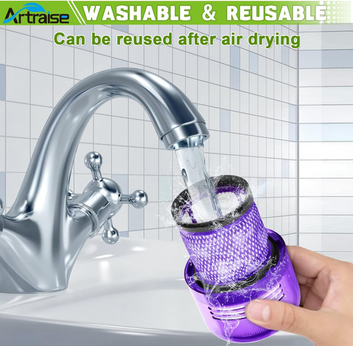 Reemplazo Del Filtro Artraise Para Dyson V15 Detect V11 V11