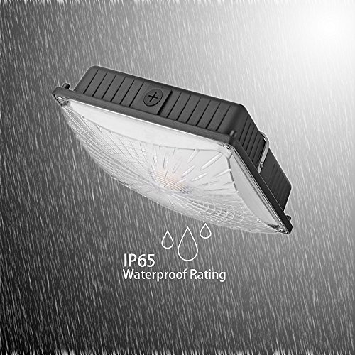 Luz Led Canopy 45 W 65 W 5000 K 5 Años De Garantia 6500watt