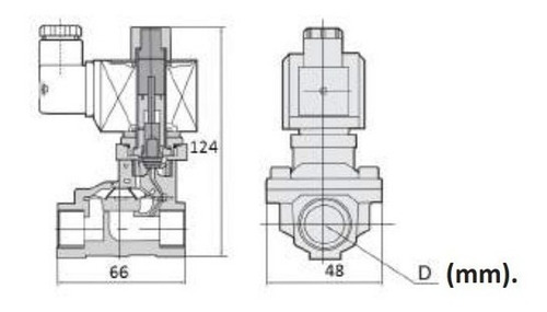 Válvulas Solenoides De Uso General De Latón G3/8 Oferta