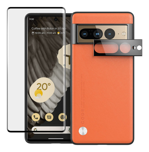 Senyimax Funda Para Google Pixel 7 Pro Acabado Piel Delgada