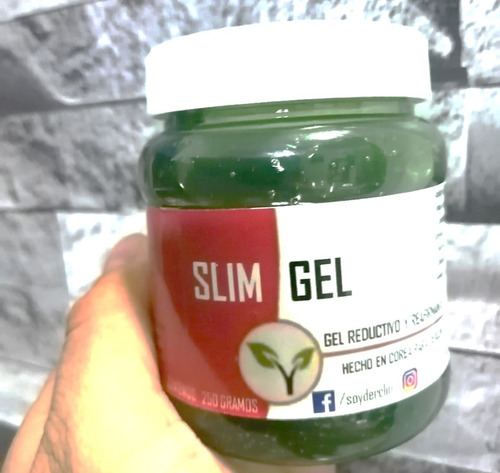 Slim Patch Gel Reductivo Y Reafirmante Quema Grasa Celulitis
