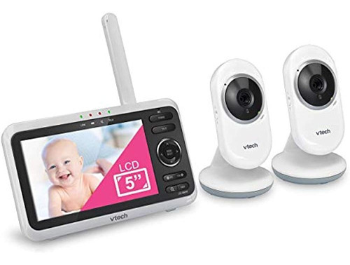 Vtech Vm350-2 Monitor De Video Para Bebes De 5  Con Pantall