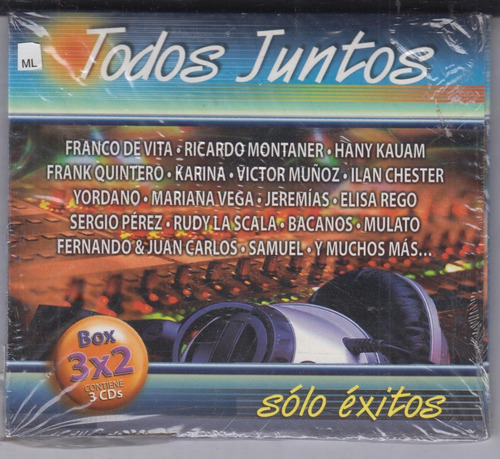 Todos Juntos Solo Exitos 3 Cd´s Original Nuevo