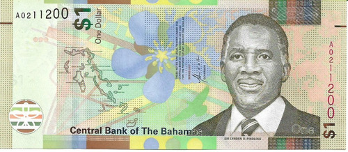 Bahamas. 1 Dolar. 2017. Pick 78. Unc S/c