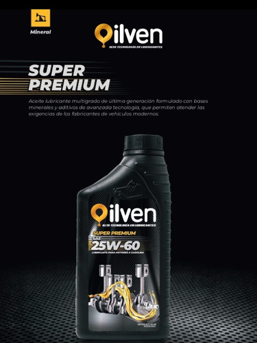 Lubricante 25w60 Mineral Oilven.