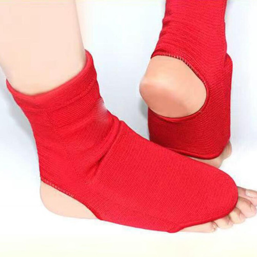 Protector De Pie Elástico Fitness Empeine Talla L Rojo