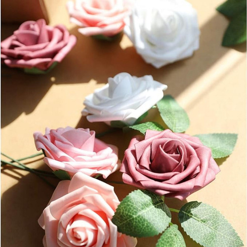 De Rosas Artificiales Decoración Fiesta De Boda Flor 8 Cm