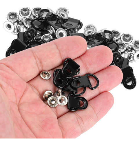 Juego De 100 Ganchos Para Cordones, Hebilla Con Ojales, Lató