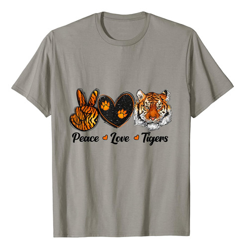 Paz Amor Animal Salvaje Hombres Mujeres Niño Camiseta