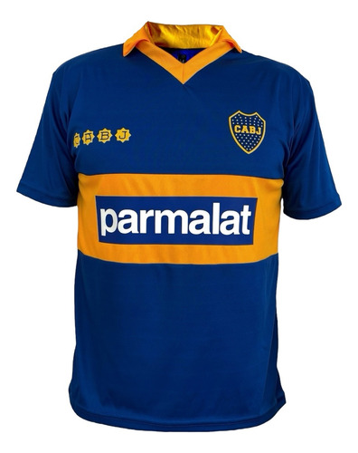  Camiseta Boca Parmalat Homenaje Campeones 1992 Retro