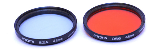 Kit De Filtros De Color 49mm Para Cámara Japon Negro