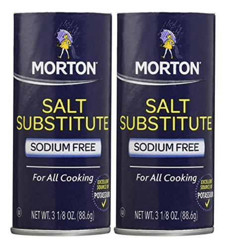 Sustitutos De Sal Sustituto De Sal Morton, 3.12 Oz, Paquete