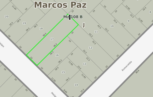 Imagen 1 de 3 de Lote En Marcos Paz