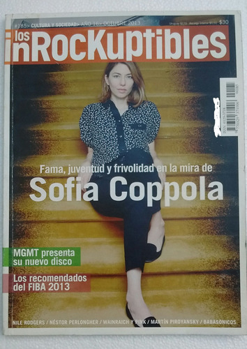 Revista Los Inrockuptibles 185 2013 Sofía Coppola Perlongher
