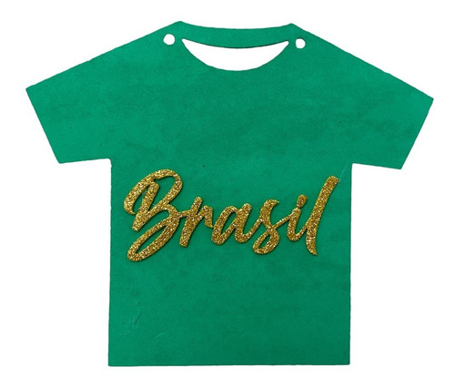 Enfeite Varal De Camisetas Brasil Decoração Para Copa