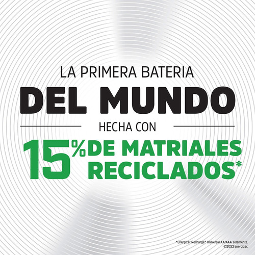 Pila Energizer D Recargable Blister 2 Unidades
