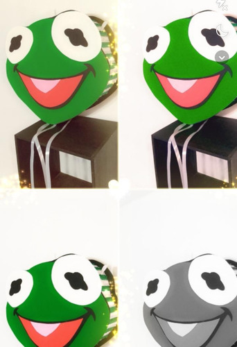 Piñata Infantil Artesanal Muppet Babies Kermit Rana Rene