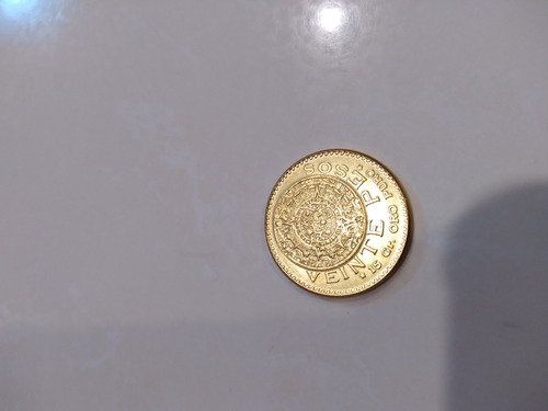 Monedas Familia Centenario 20 Pesos Año1959 Laminadas Oro24k