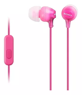 Fone de ouvido in-ear Sony EX Series MDR-EX15AP rosa