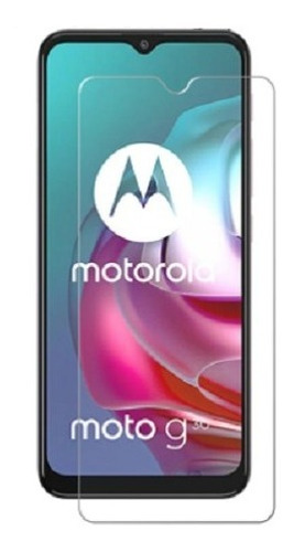 Vidrio Templado Plano Recto Para Motorola Moto G30