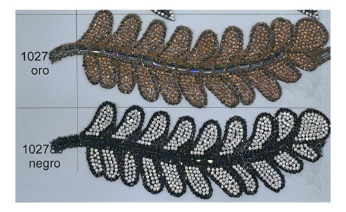 Galon Termoadhesivo Tira De Strass 102780 6cm De Ancho Dorado Oscuro Strass