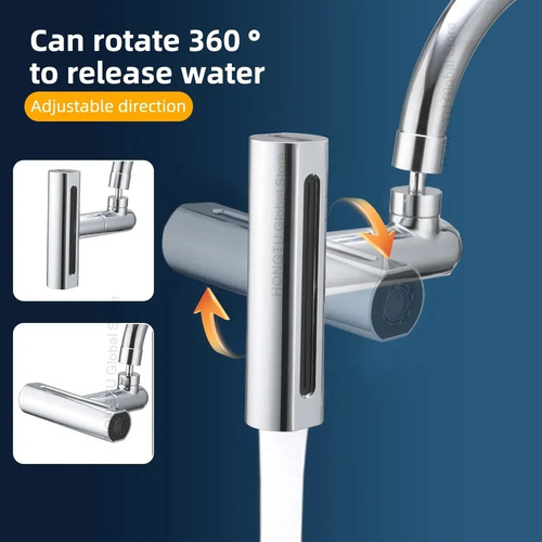 Adaptador De Extensión De Grifo De Cascada Giratoria De360 °