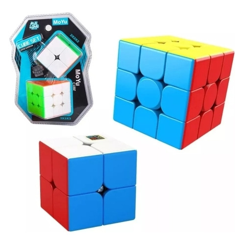 Set De Cubo Rubik Moyu 2 Piezas De Velocidad 2x2 3x3