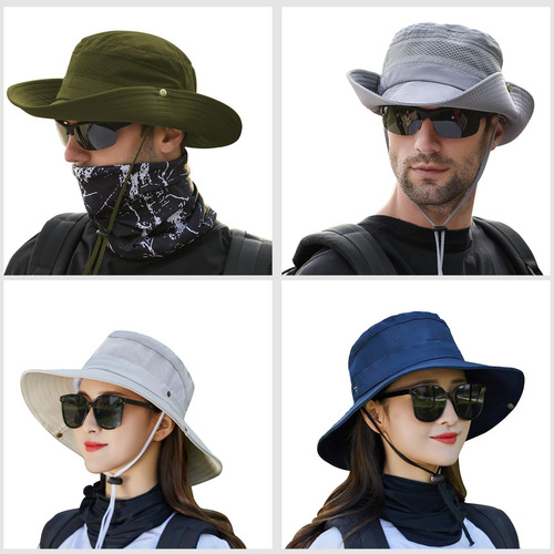 Sombrero De Sol Zooron Boonie Protección Uv Plegable Color Talle