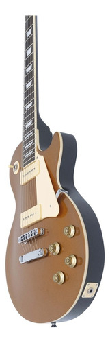 Guitarra Eléctrica Eko Ls-400 Gold Tribute Les Paul Dorado Color Dorado Oscuro Material Del Diapasón Laurel Orientación De La Mano Diestro