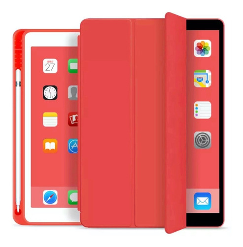 Funda Smart Para iPad 9 10.2 2021 Con Ranura Pen A2602 A2603